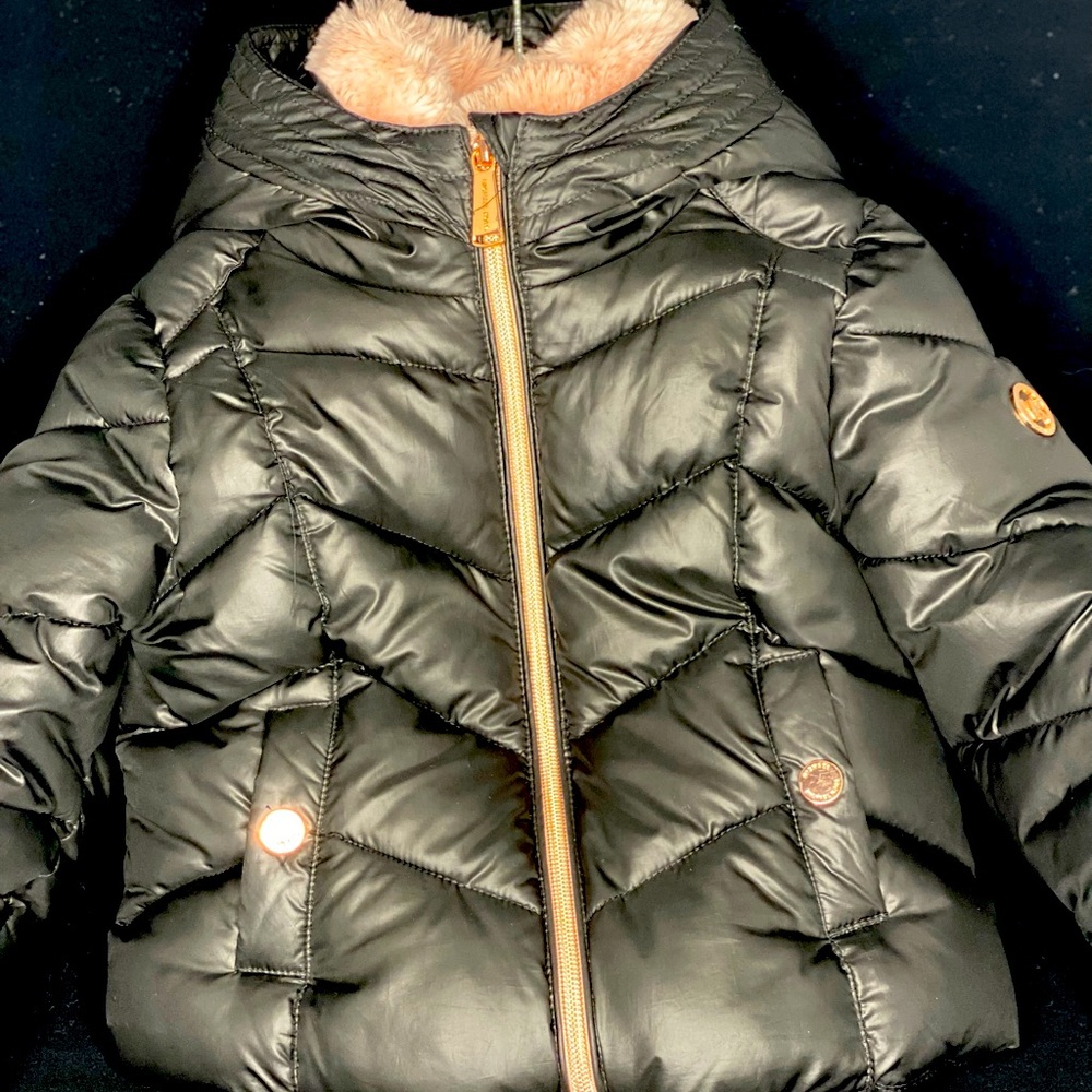 Micheal Kors, Waist length bubble jacket, Toddler 3t, Black